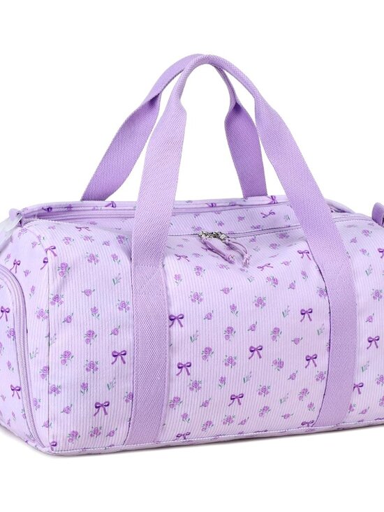Handbags - Duffle Bag for Gym Sports Women Girls Workout Travel Bag Weekender with Shoe Com